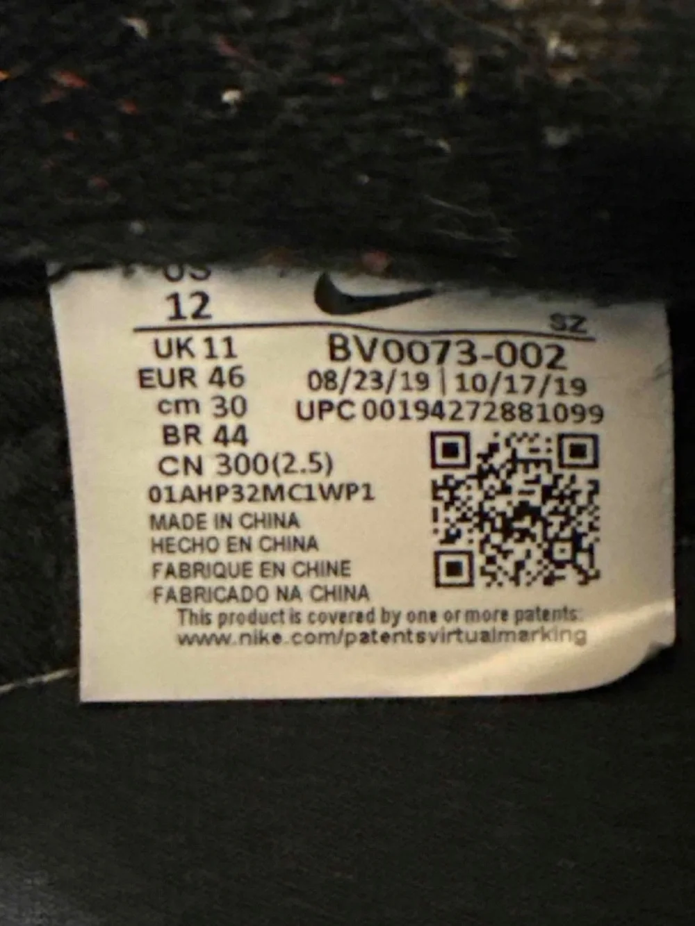Sacai x Nike LDWaffle Black Nylon White